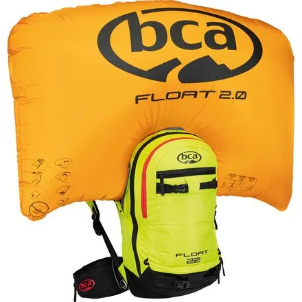 2.0 Float 22 Backcountry Access Avalanche Airbag, Radioactive Lime