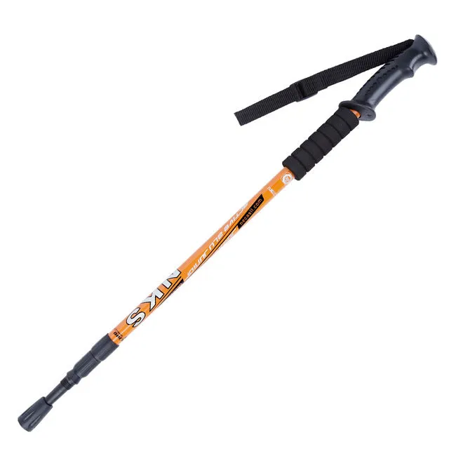 6 color Adjustable AntiShock Trekking Hiking Walking Stick Pole 3-section 66cm-135cm/ 26 " to 53 " with Dropshipping 1pc