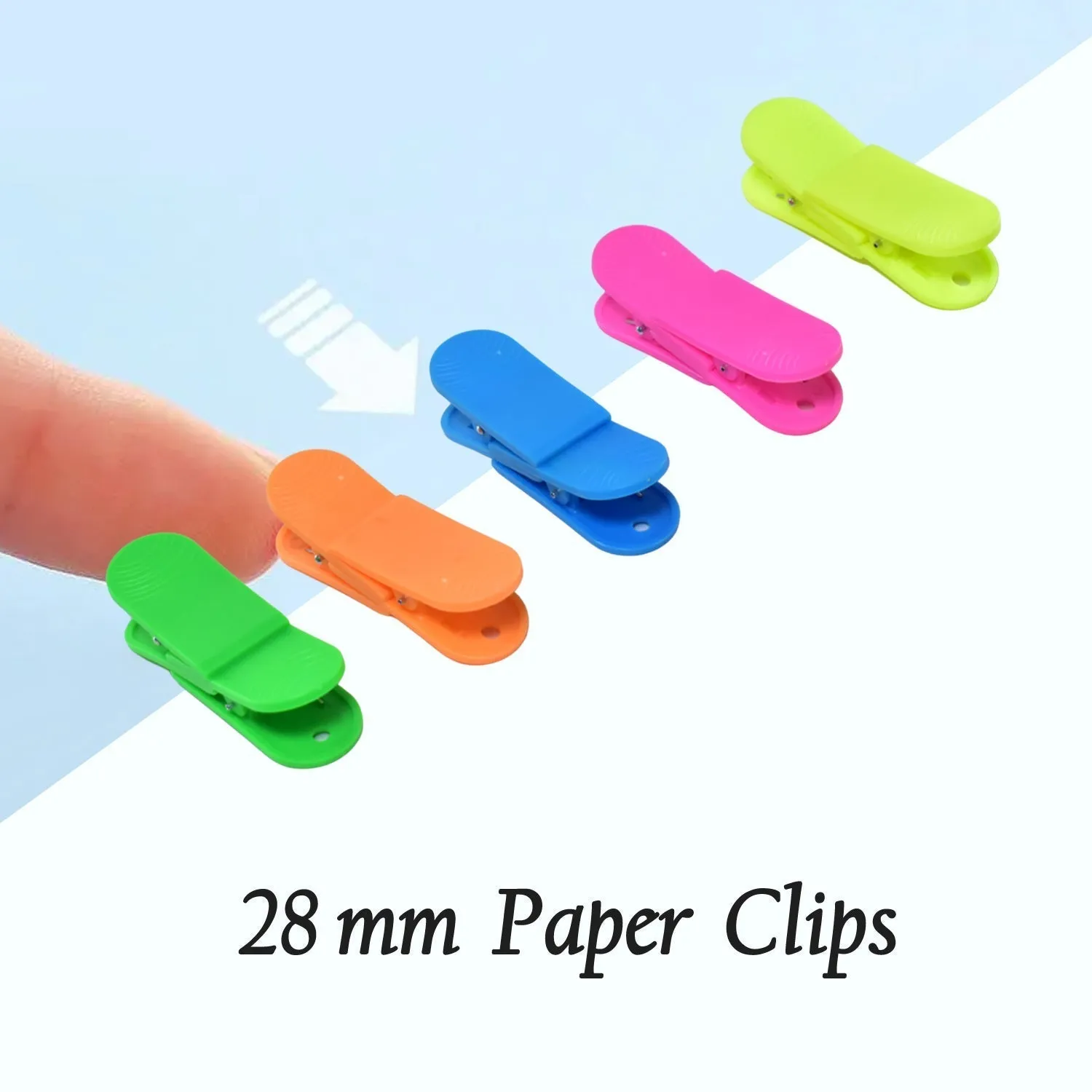 6169 10Pc 28Mm Paper Clips Used For Holding Clothes Over Wires.