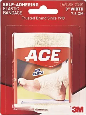 Ace Self Adhering Elastic Bandage 3 Inch  Wide