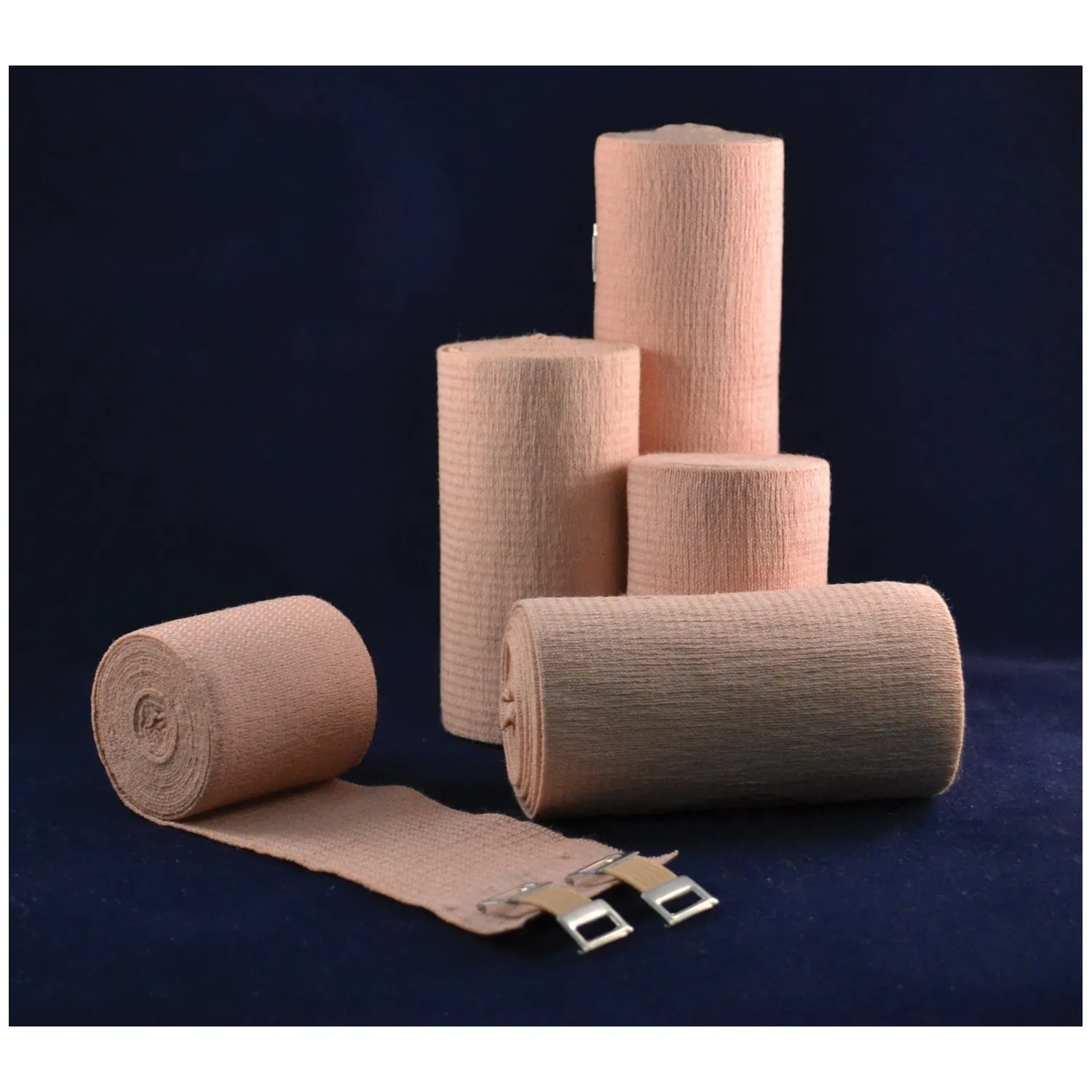 Ambra Le Roy Midlastic Elastic Bandage Bandage Elas 2 Tan Lf W/Dlxclip 10/Bx 5Bx/Cs