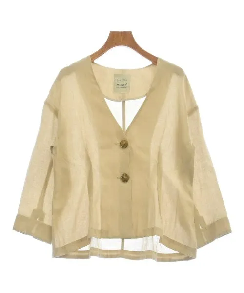 AuieF Collarless jackets