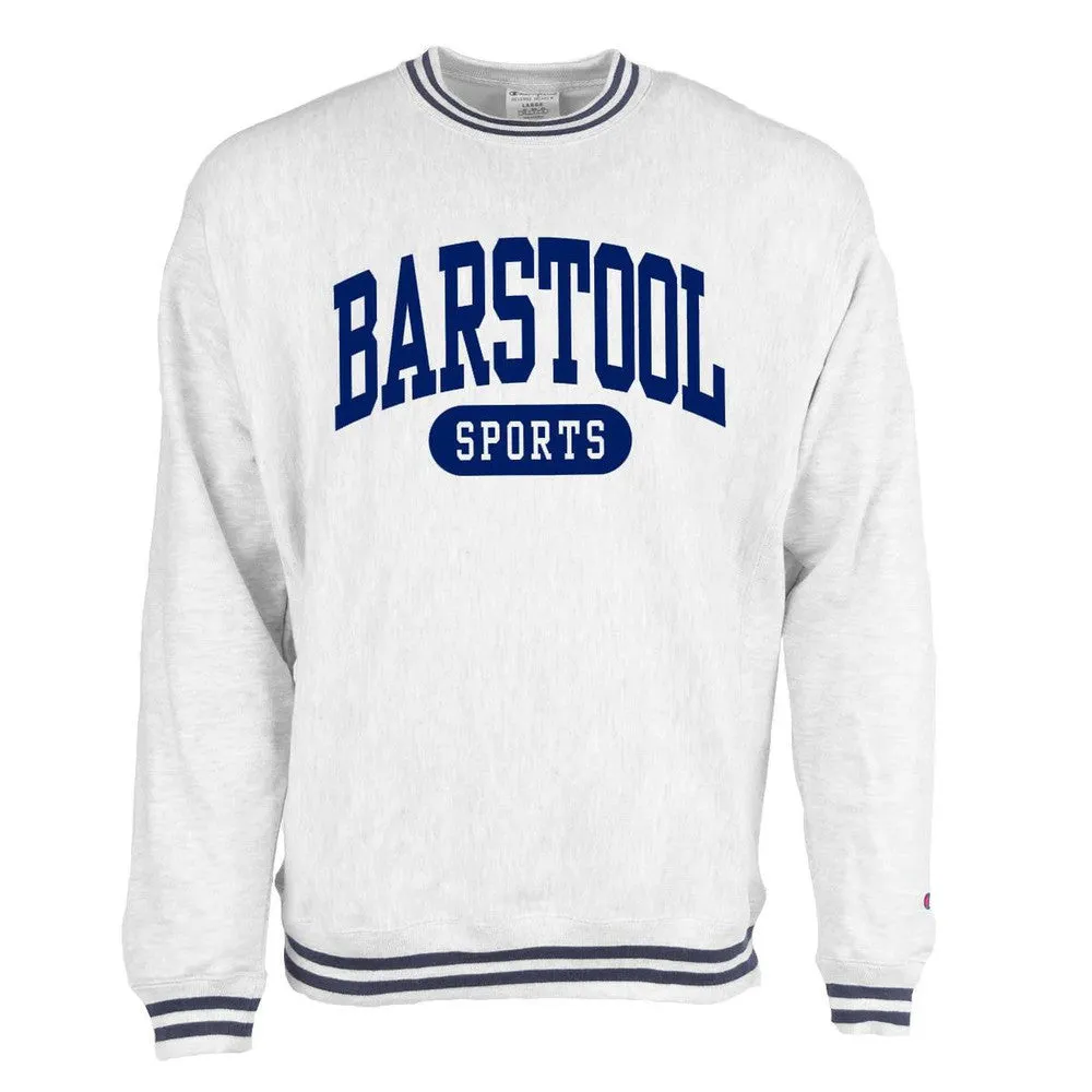 Barstool Sports Varsity Ribbed Champion Crewneck