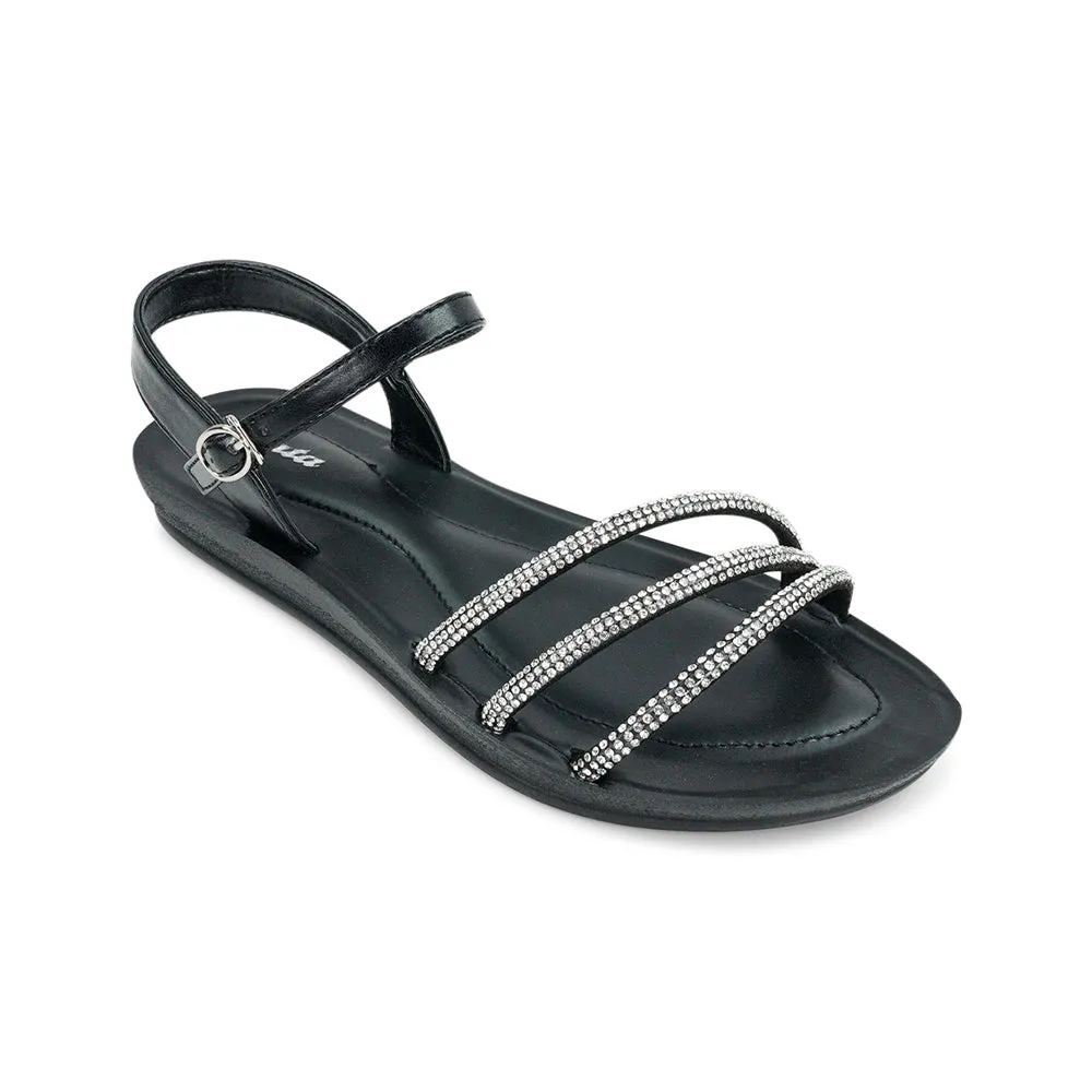 Bata Light & Easy VENUS Black Belt Sandal for Women