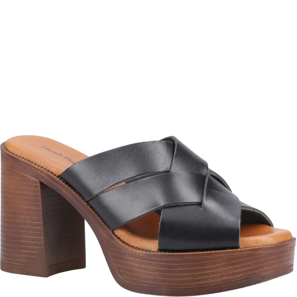 Black Gigi Platform Sandals