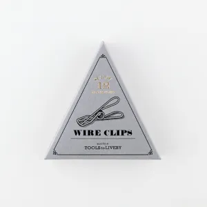 Black Wire Clips Box of 12