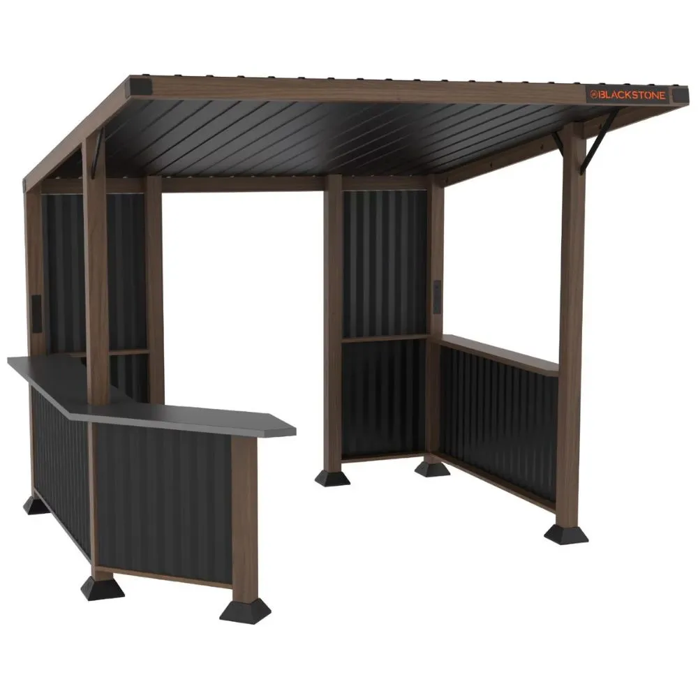 Blackstone 10 x 10-Foot Bar and Griddle/Grill Pavilion