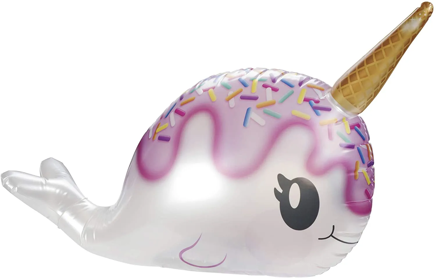 Bobbin' Buddies Narwhal-I-Cone Inflatable Pool Toy