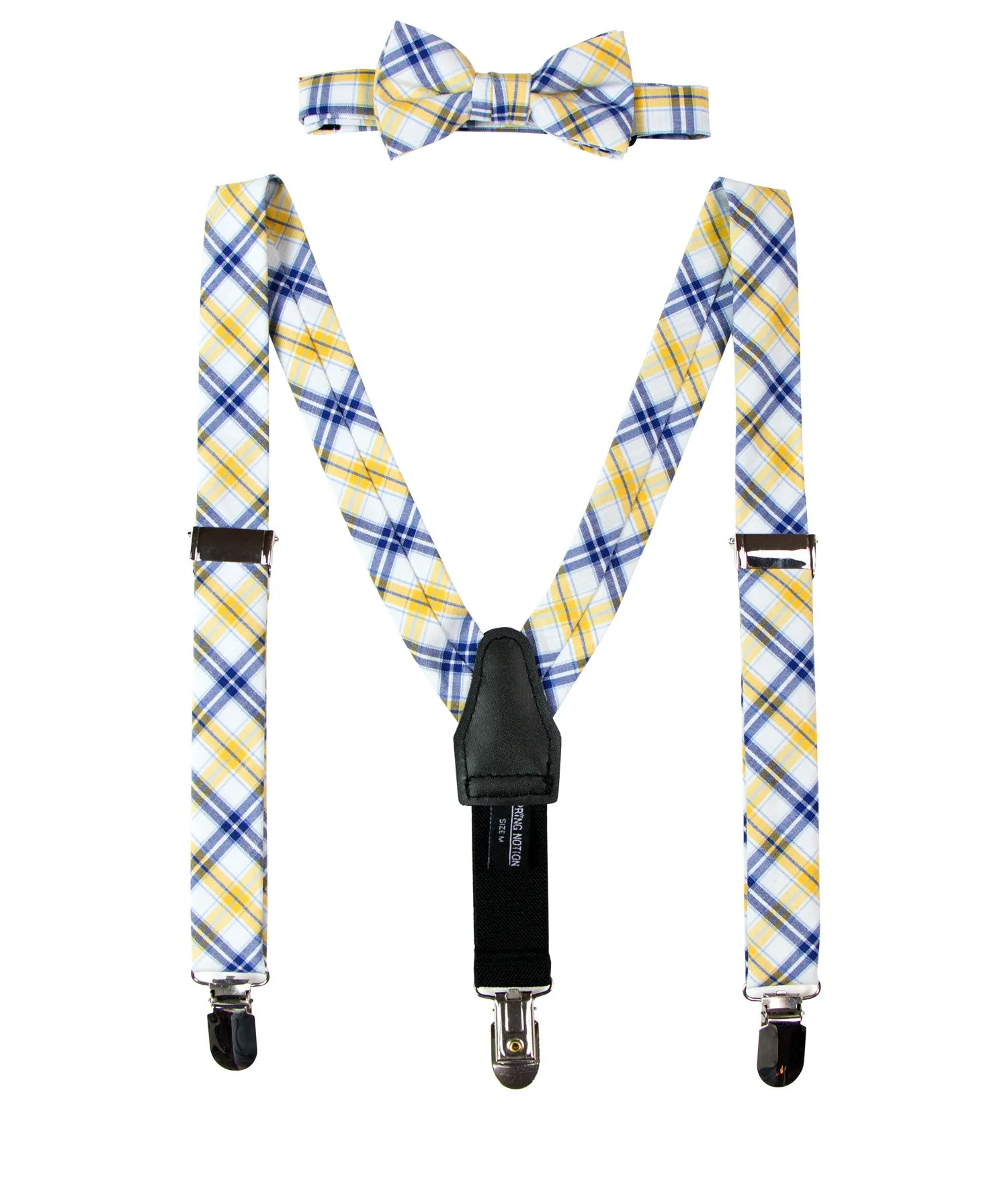 Boys' Cotton Suspenders & Bow Tie Gift Set