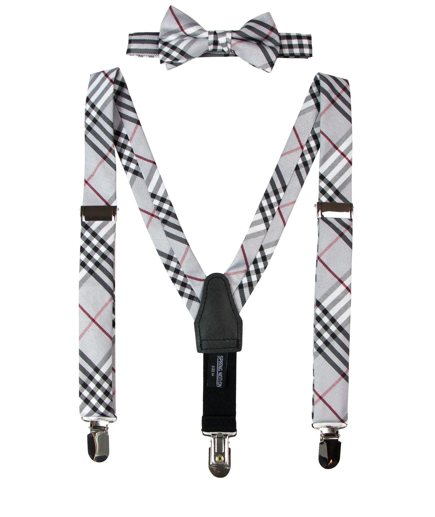 Boys' Cotton Suspenders & Bow Tie Gift Set