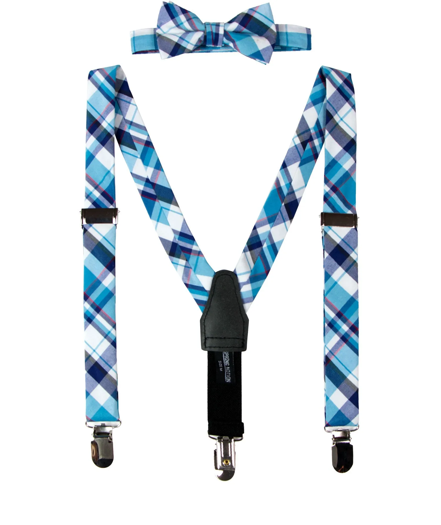 Boys' Cotton Suspenders & Bow Tie Gift Set