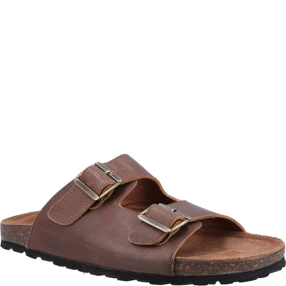 Brown Nash Slider Sandals