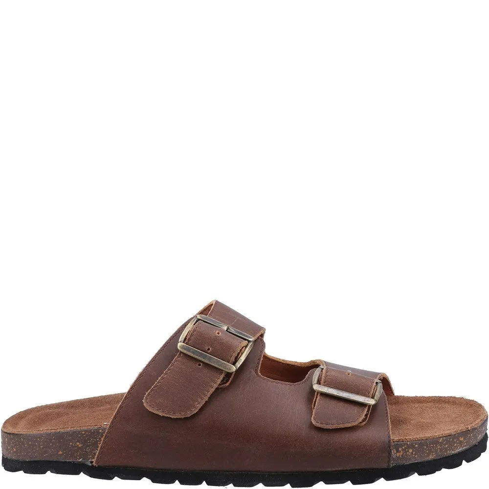 Brown Nash Slider Sandals