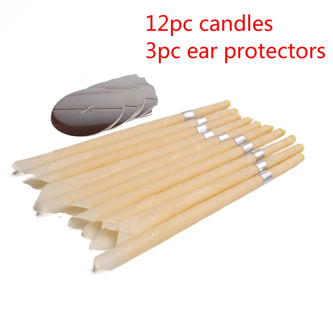 Coning Beewax Natural Ear Candle - Ear  Care - Ear Treatment Wax Removal - Earwax Cleaner