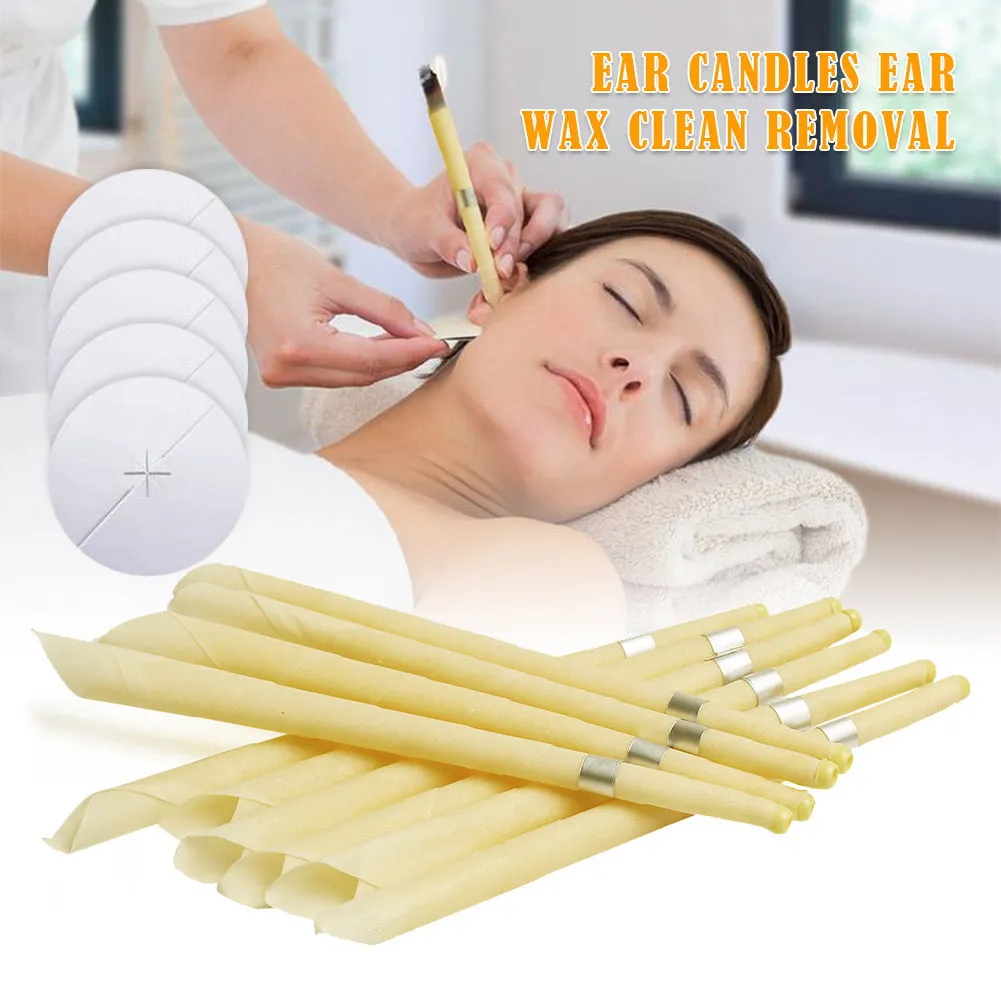 Coning Beewax Natural Ear Candle - Ear  Care - Ear Treatment Wax Removal - Earwax Cleaner