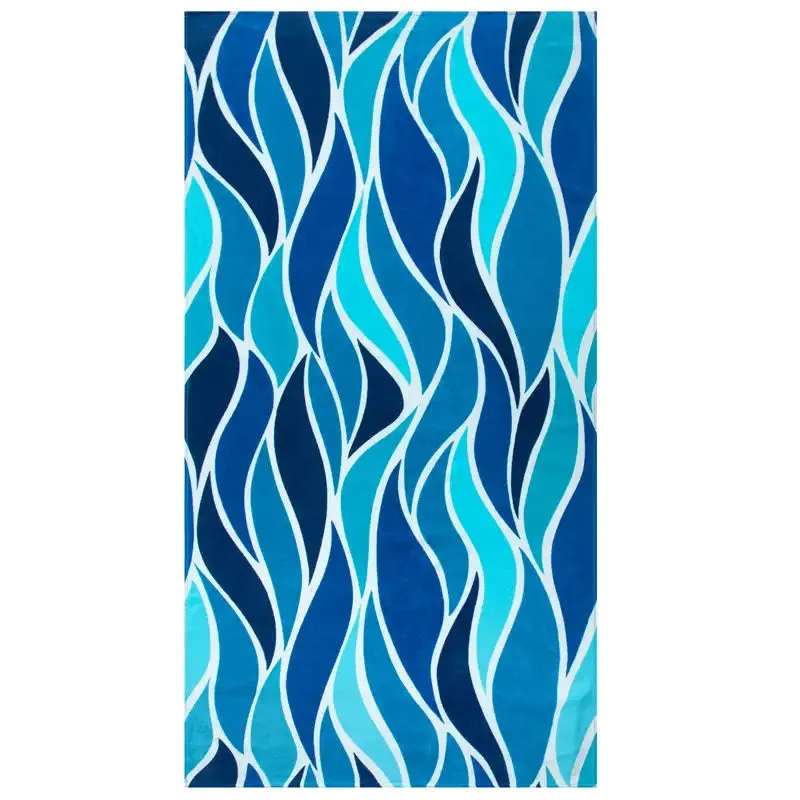 Cotton Beach Towel - Waves