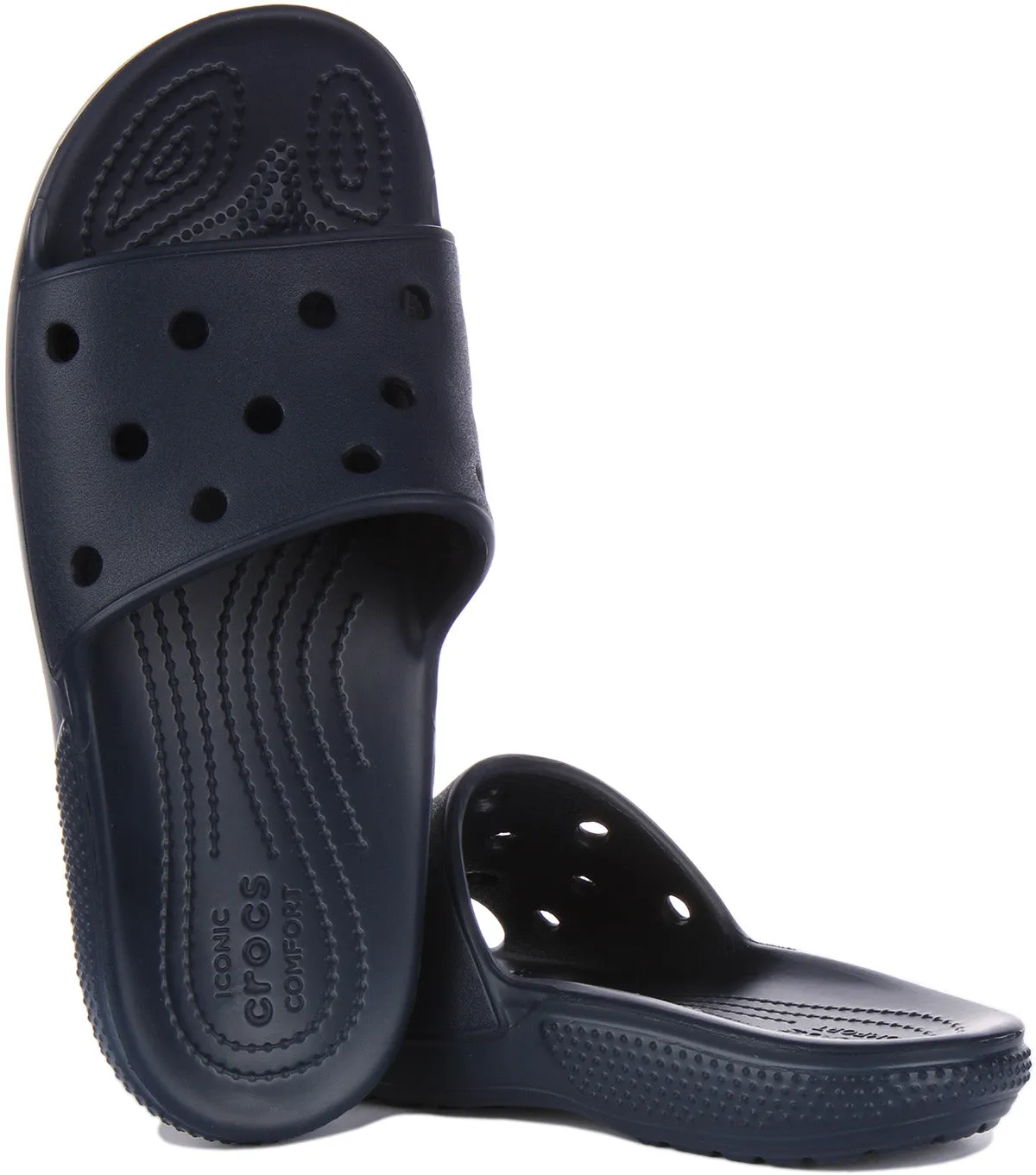 Crocs Classic Slide In Navy