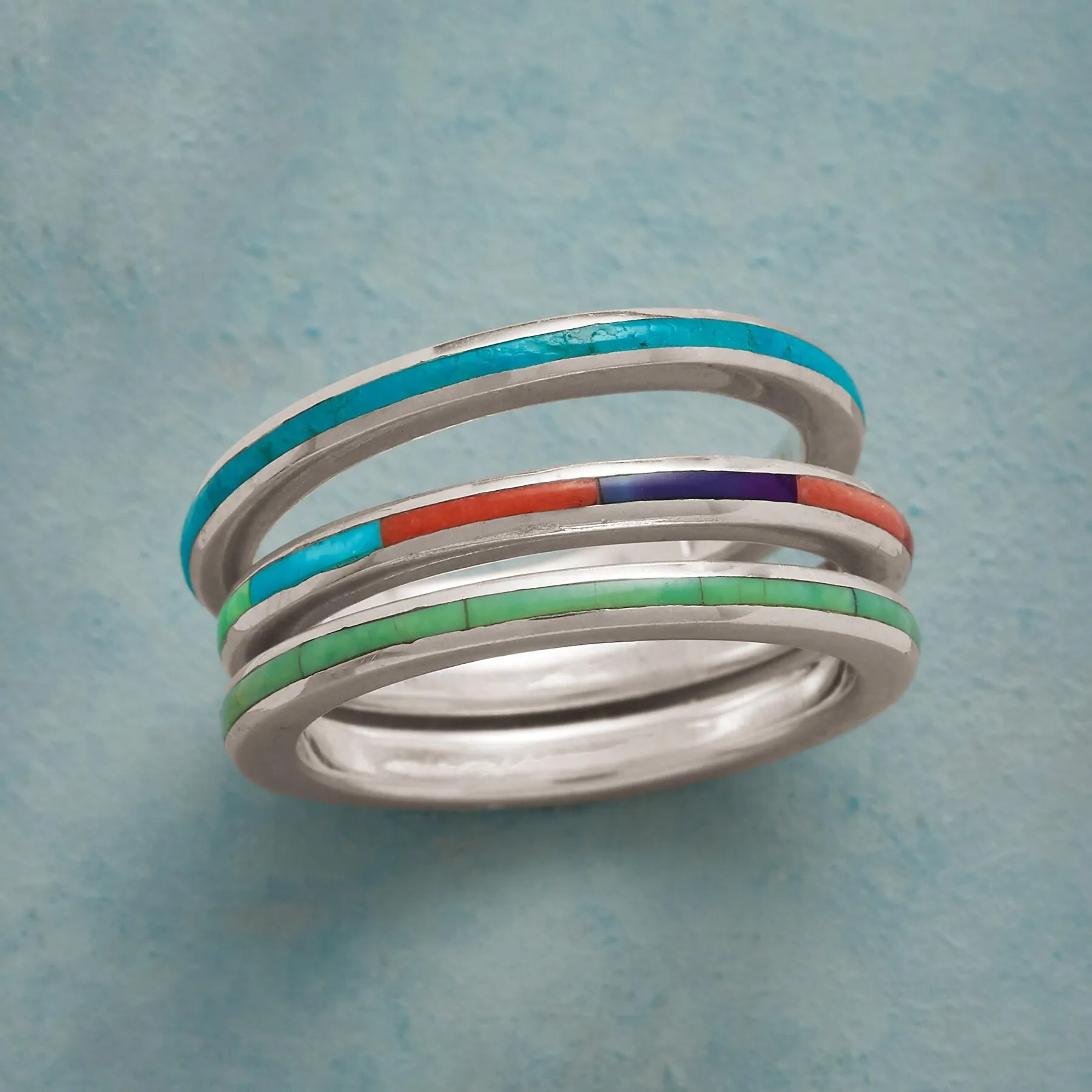 Desert Palette Stacking Rings