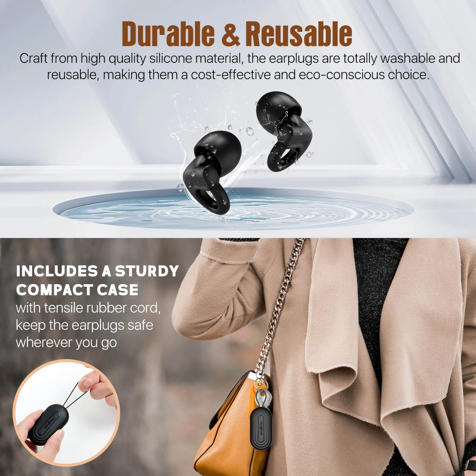 DreamComfort - Hearprotek 29db Noise Reduction Sleeping Ear Plugs