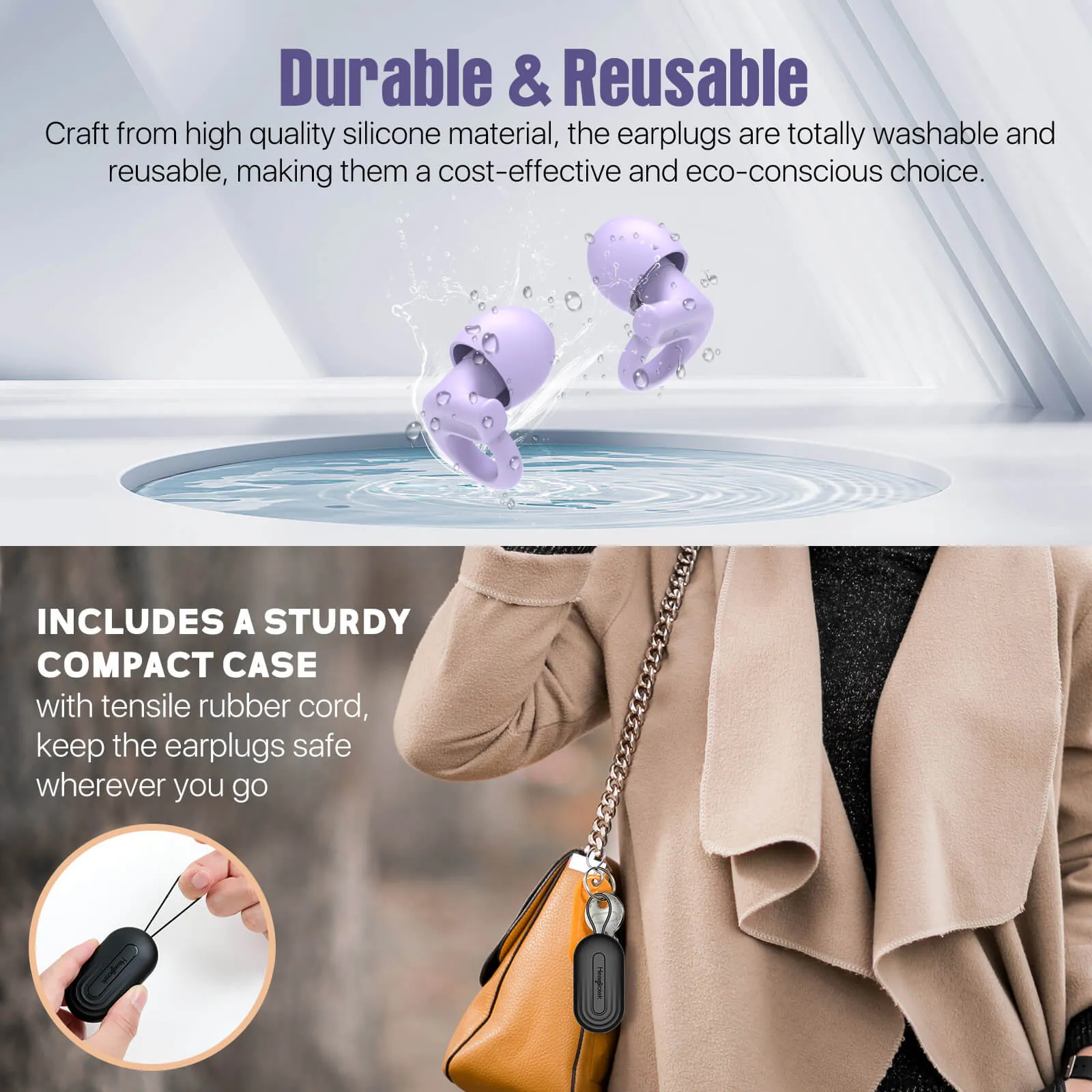 DreamComfort - Hearprotek 29db Noise Reduction Sleeping Ear Plugs