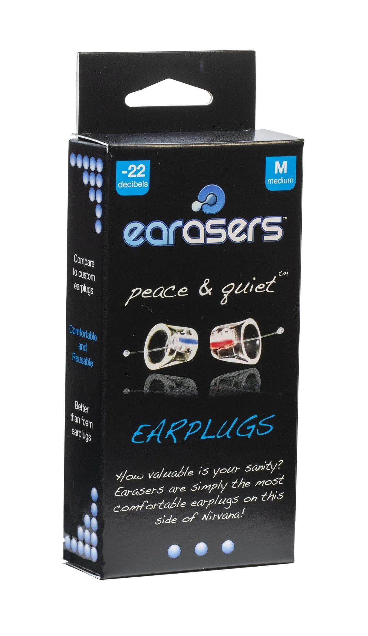 Earasers Peace & Quiet Earplugs for Sleeping...