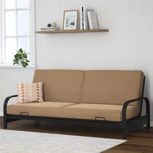 Elbern Futon Set with Black Frame and 6" Mattress