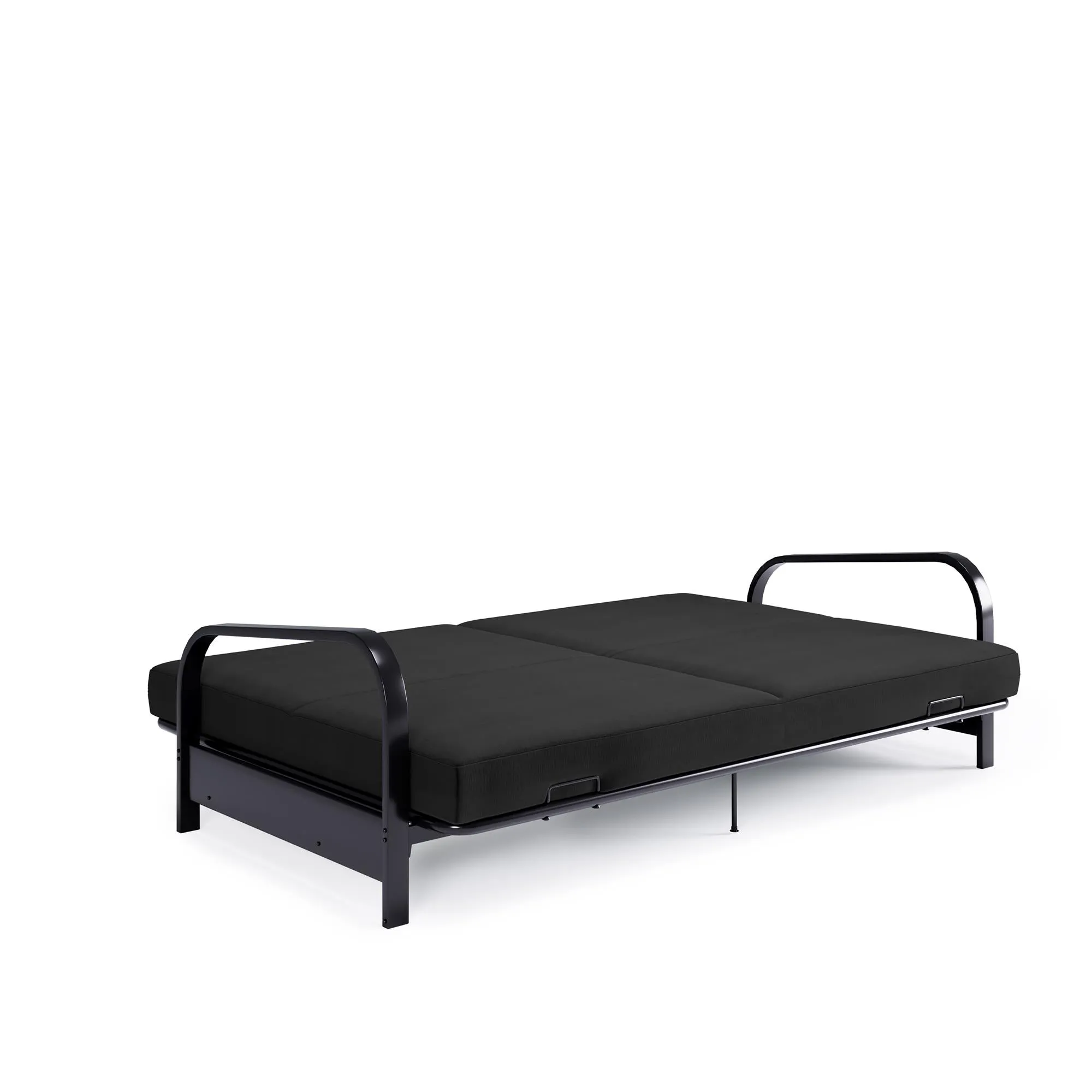 Elbern Futon Set with Black Frame and 6" Mattress