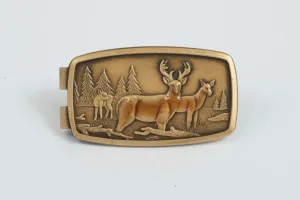 Enamel Deer Money Clip