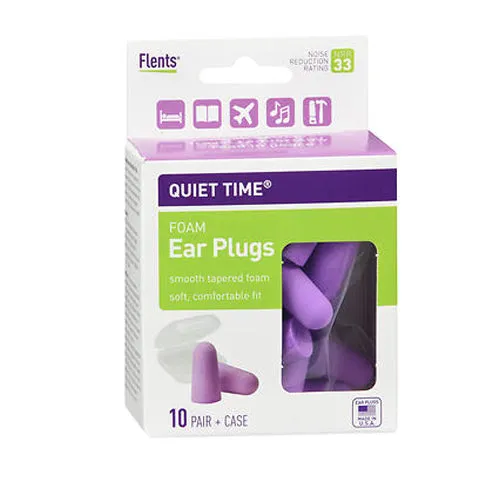 Flents Quiet Time Foam Ear Plugs 10 Each By Flents