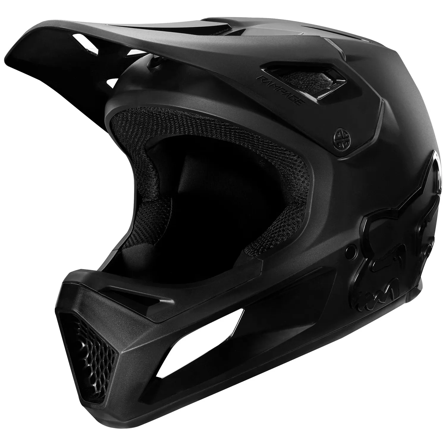 Fox Rampage Bike Helmet, Black/Black