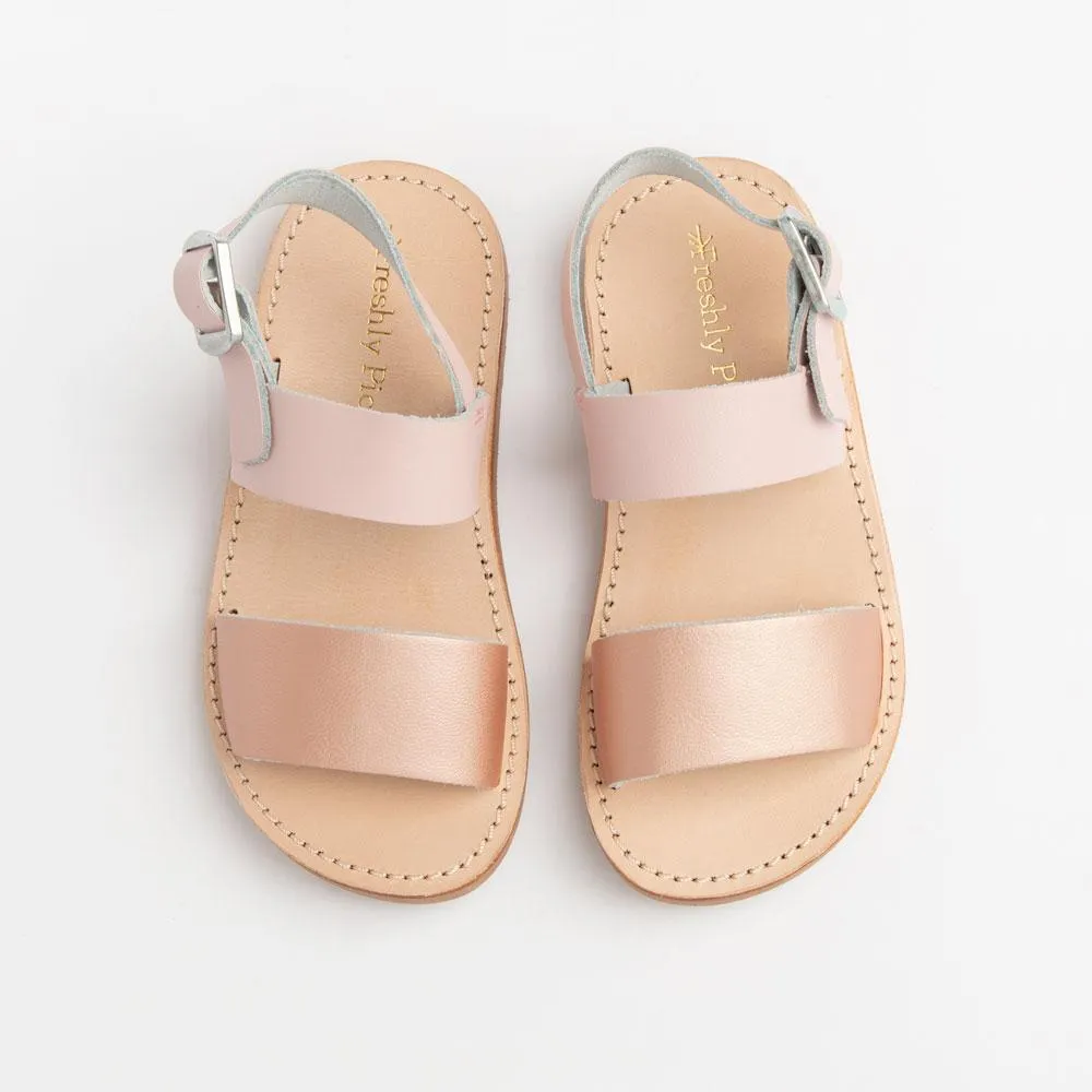 Freshly Picked Sanibel Sandal - Rose Gold with Blush