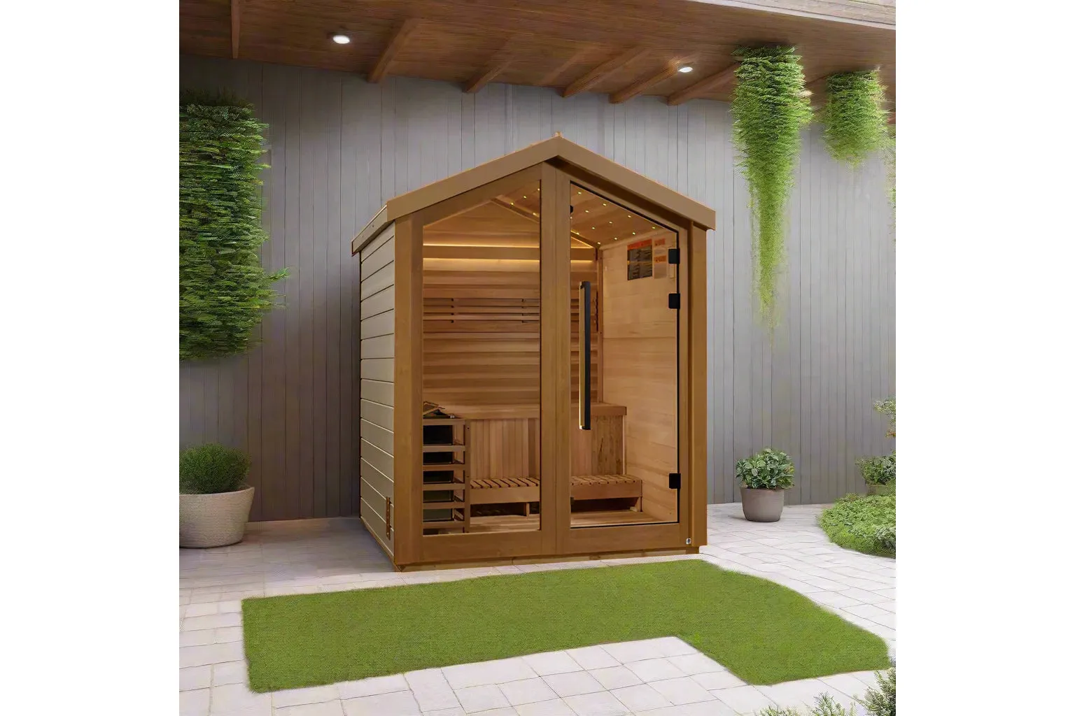 Golden Designs "Savonlinna" 3-Person Outdoor Traditional Sauna