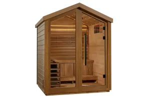 Golden Designs "Savonlinna" 3-Person Outdoor Traditional Sauna