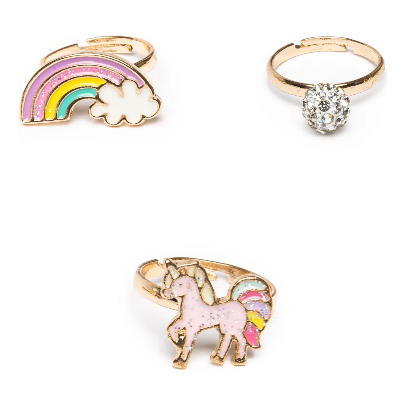 Great Pretenders Boutique Unicorn Rainbow Rings