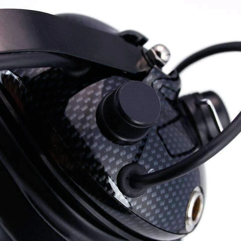 H42 Behind the Head (BTH) Headset for 2-Way Radios - Carbon Fiber Color