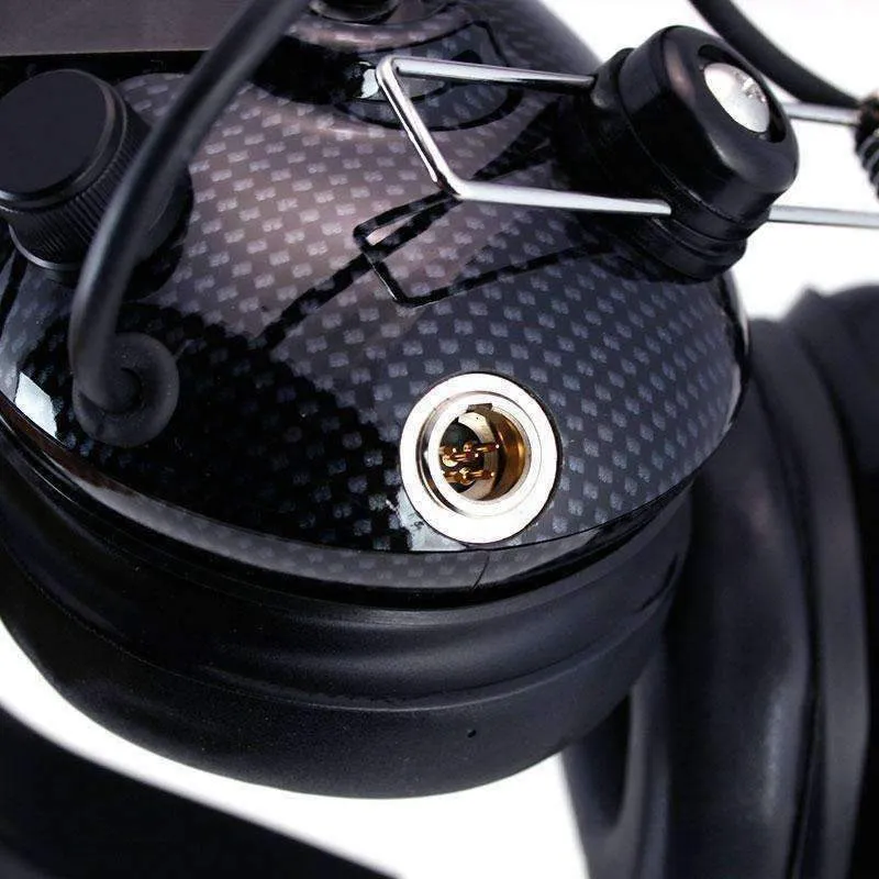 H42 Behind the Head (BTH) Headset for 2-Way Radios - Carbon Fiber Color