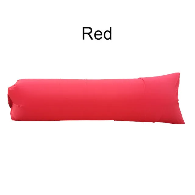 Inflatable Folding Sleeping Lazy Bag Waterproof Portable Air Sofa Pocket Outdoor Beach Camping Lengthened Sleeping Lazy Bed