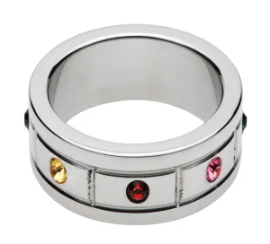 Jeweled Cock Ring- 1.95 Inch