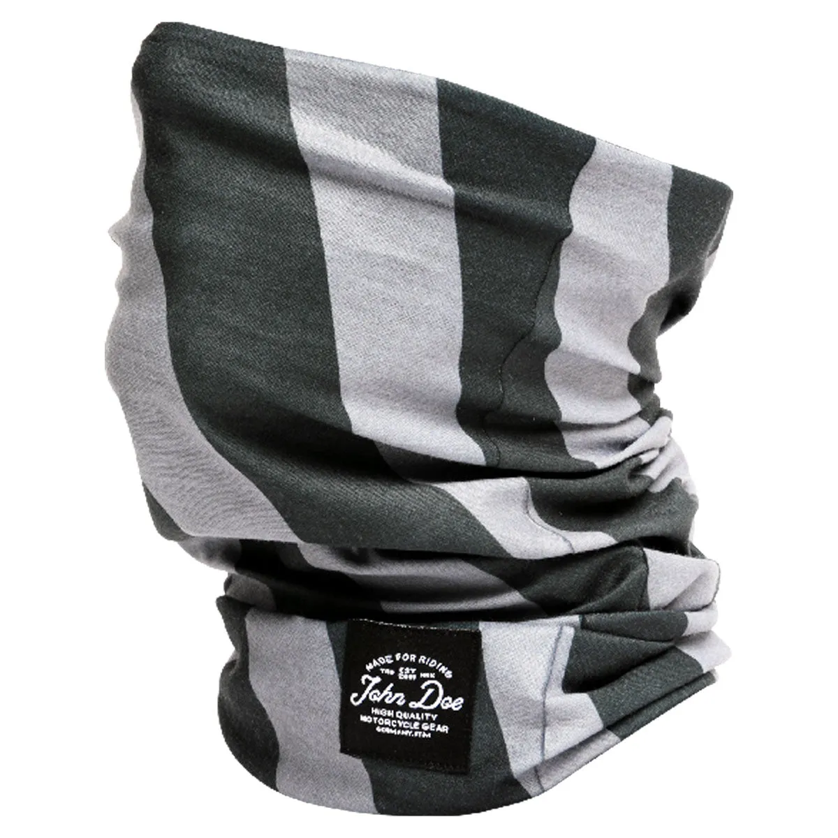 John Doe Multifunctional Neck Tube Stripes Black / Grey