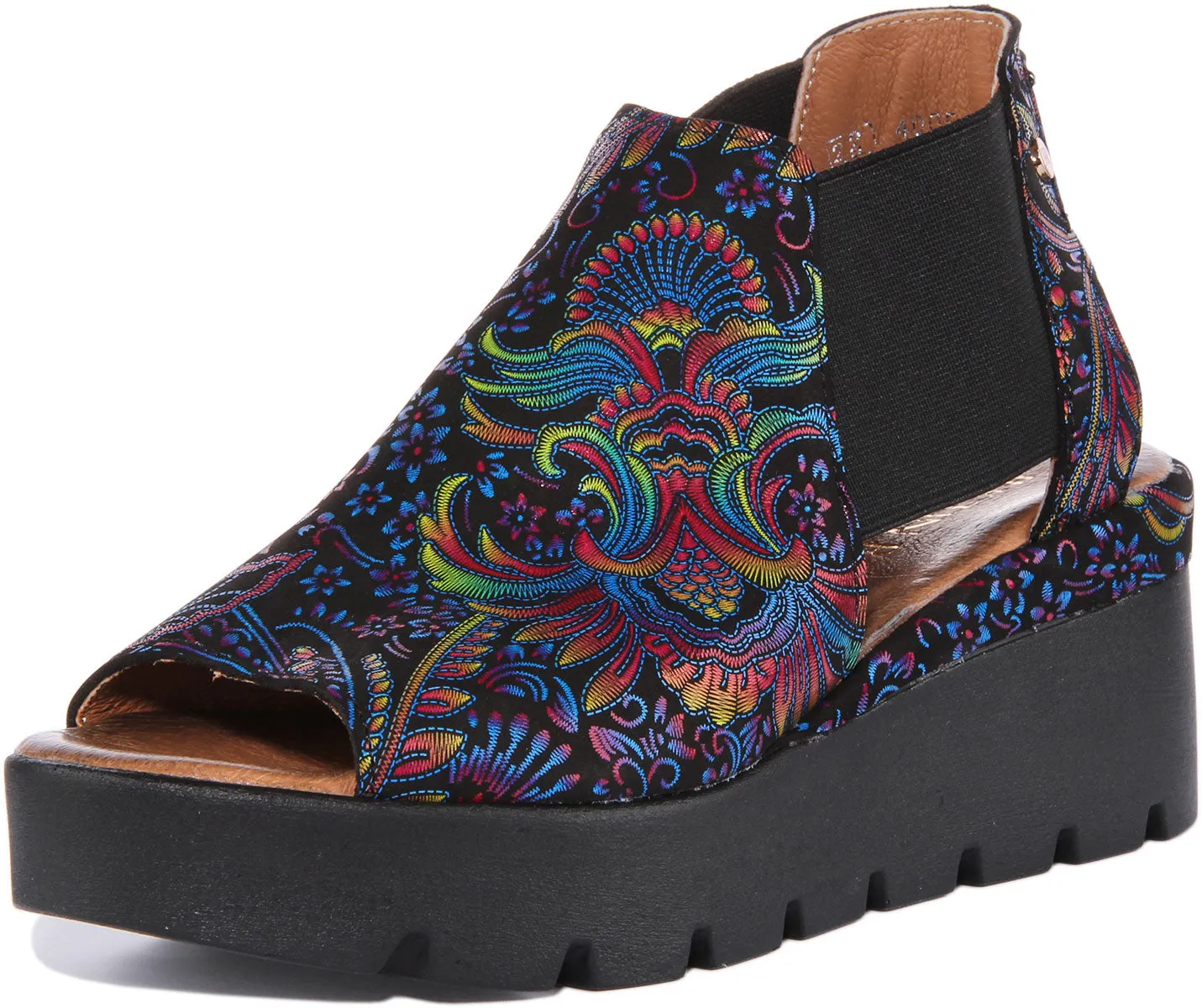 Justinreess England 7100 In Black Paisley For Women