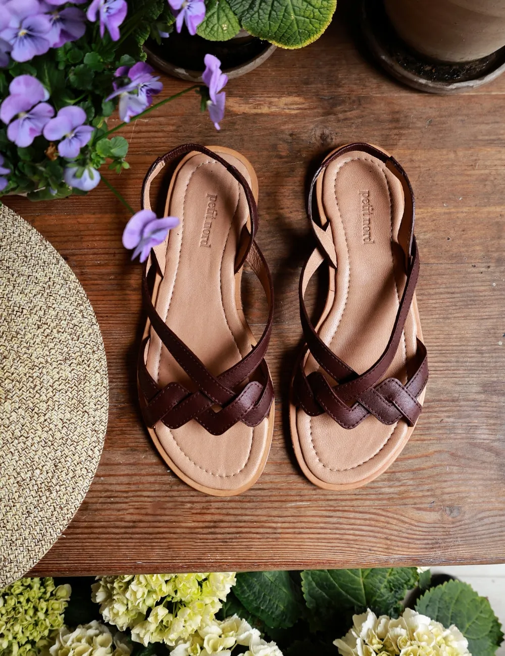 Luna Sandal - Plum