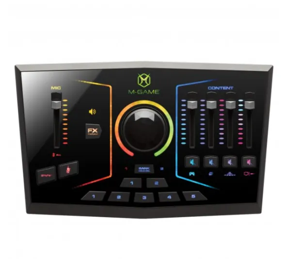 M-Audio RGB Dual Gaming Audio Interface/Voice Effects Box