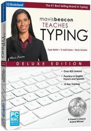 MAVIS BEACON TEACHES TYPING DELUXE (WIN XP,VISTA,WIN 7,WIN 8)