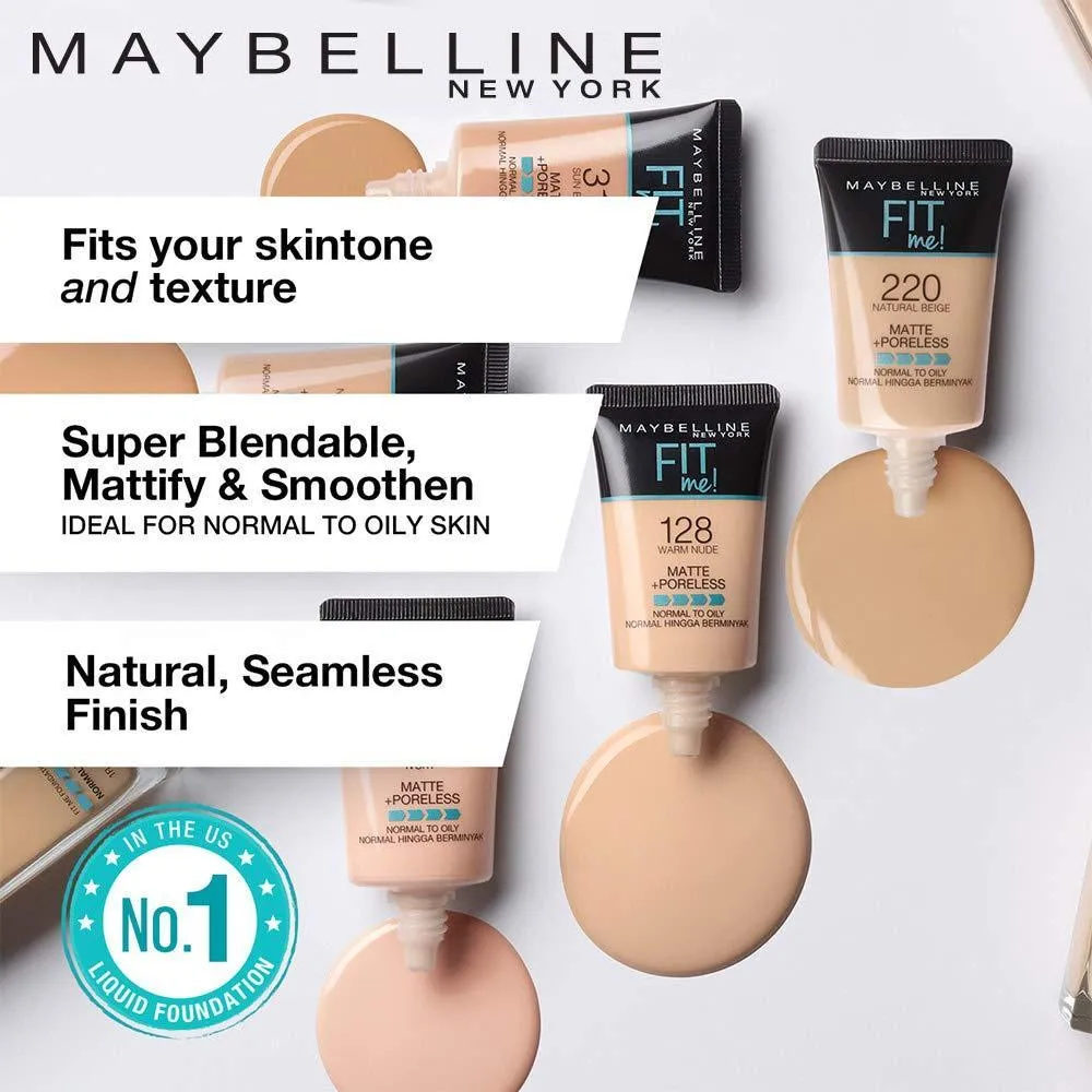 Maybelline New York Fit Me Foundation Matte Pore - 18ml