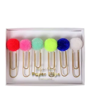 Meri Meri Jazzy Pom Pom Jumbo Paper Clips