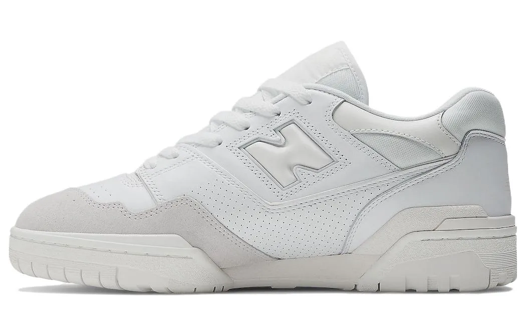 New Balance 550 White Gray Sock