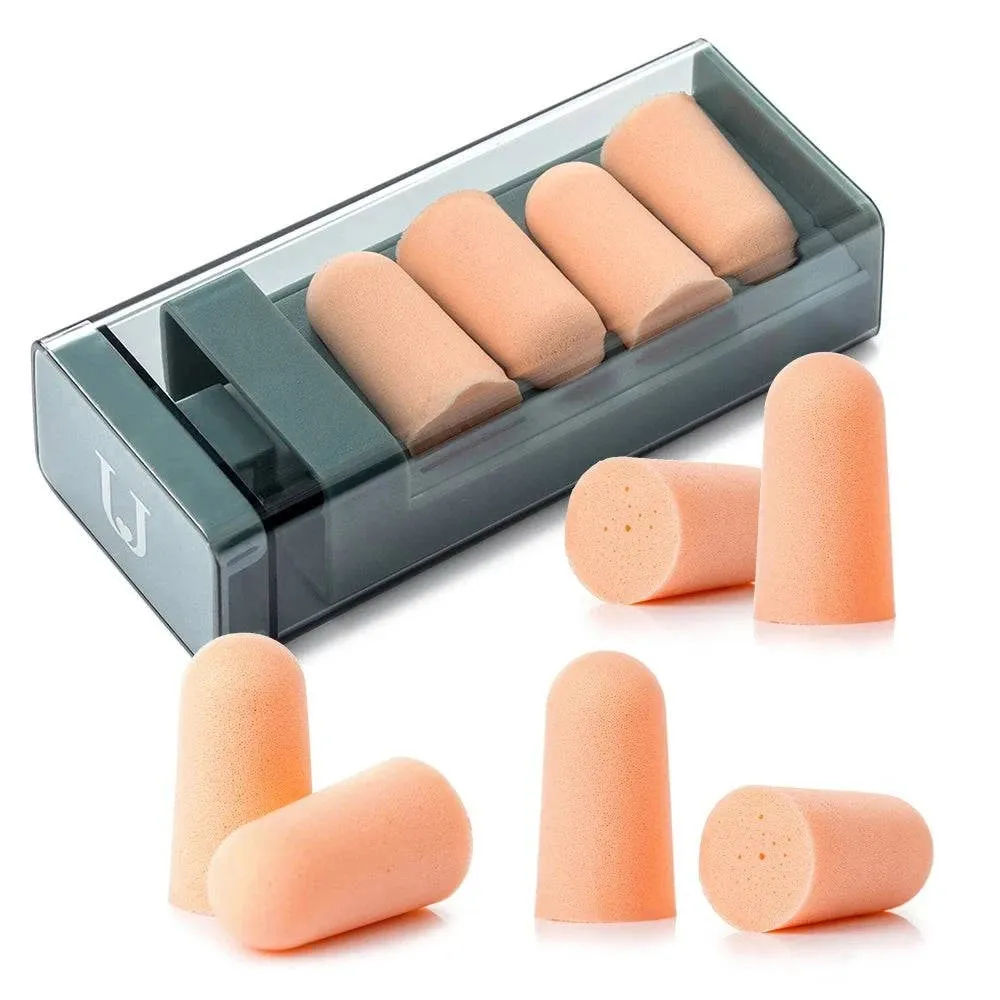 Noise Cancelling Ear Plugs Sound Blocking Earplug Noise Reduction Reusable Storage Case for Sleeping Snoring Shooting Swimming