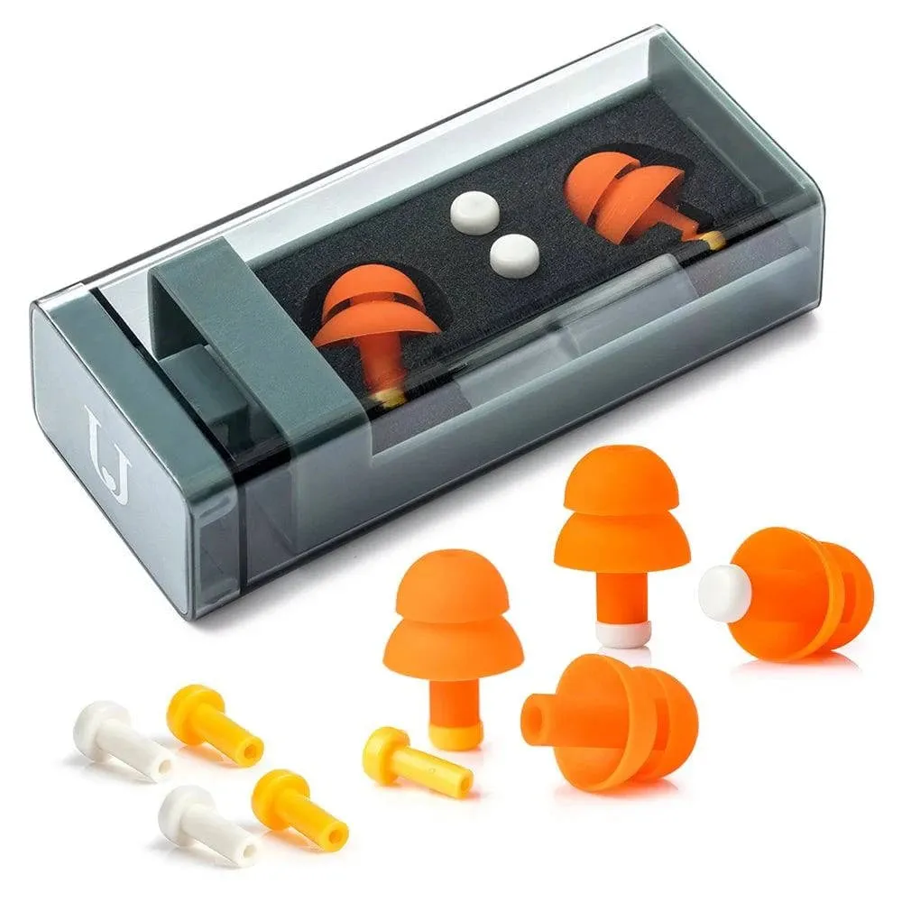 Noise Cancelling Ear Plugs Sound Blocking Earplug Noise Reduction Reusable Storage Case for Sleeping Snoring Shooting Swimming