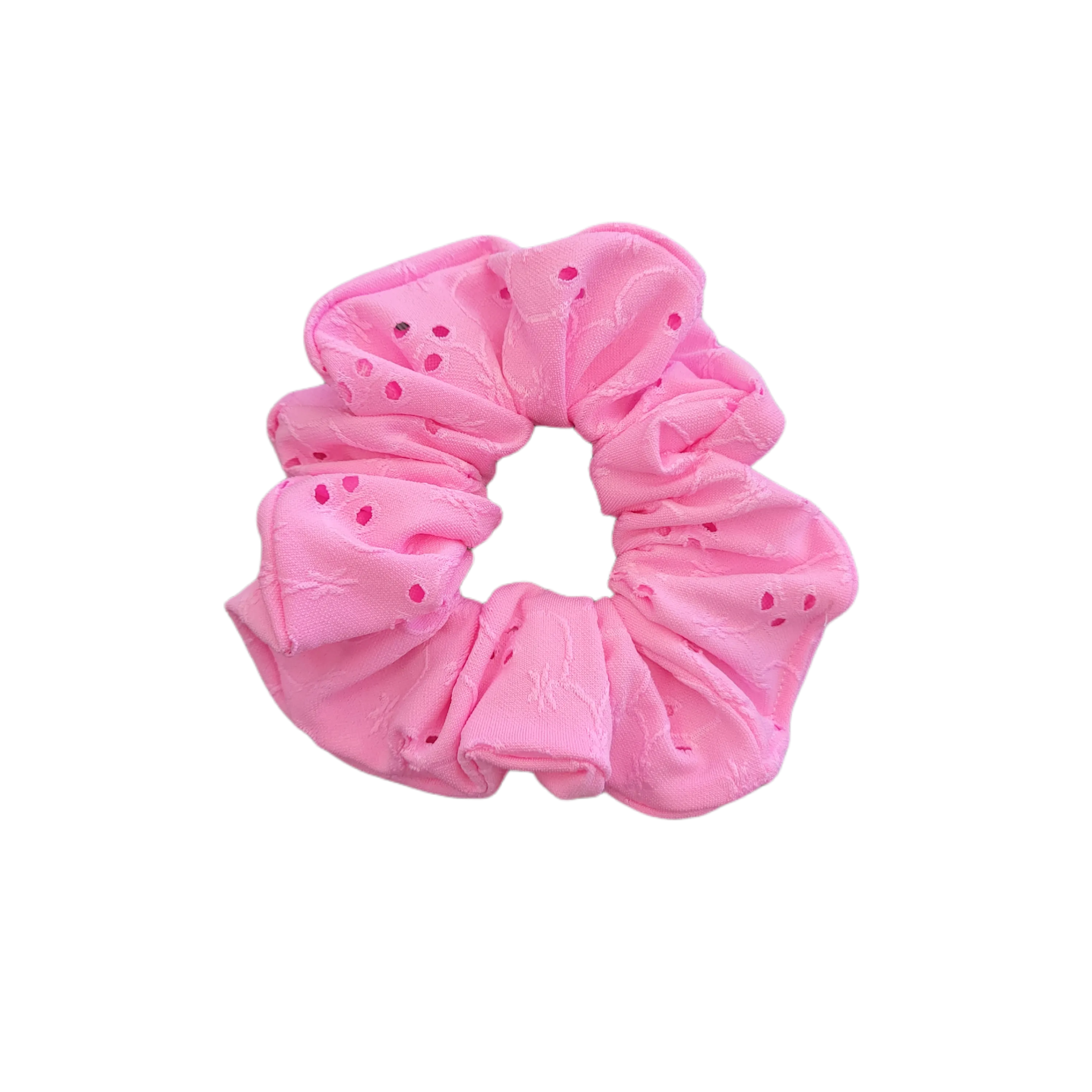 Pastel Poolside Pink Sorbet Scrunchie