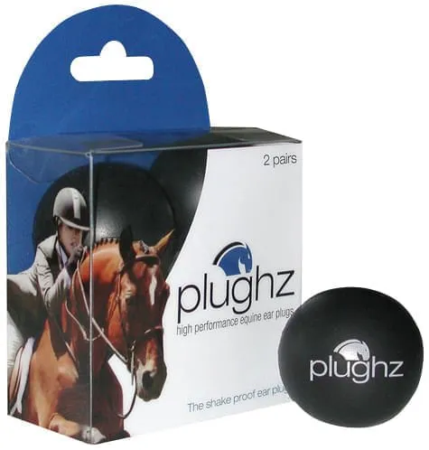 Plughz Equine Ear Plugs, 2 Pair Pack